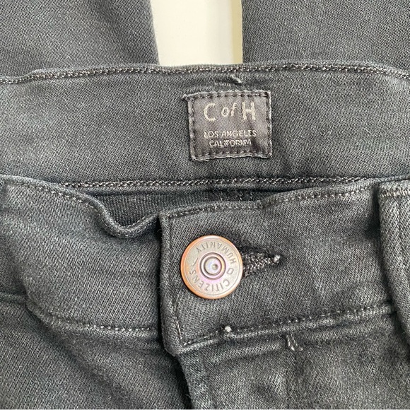 Citizens Of Humanity Carlie High Rise Skinny Jean In Black Oak Wash Size 26 - Picture 13 of 16